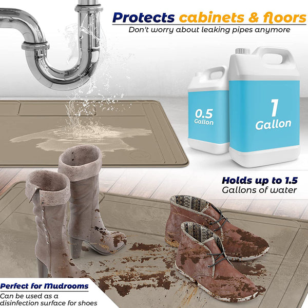 Kitchen Bathroom Sink Mat Can Be Tailored Anti-fouling